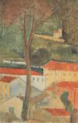 Amedeo Modigliani Paysage a Cag (mk38) china oil painting artist